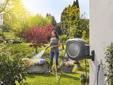 Gardena 50 ft. Wall Mount Hose Reel – Frost-Protected Garden Hose Storage