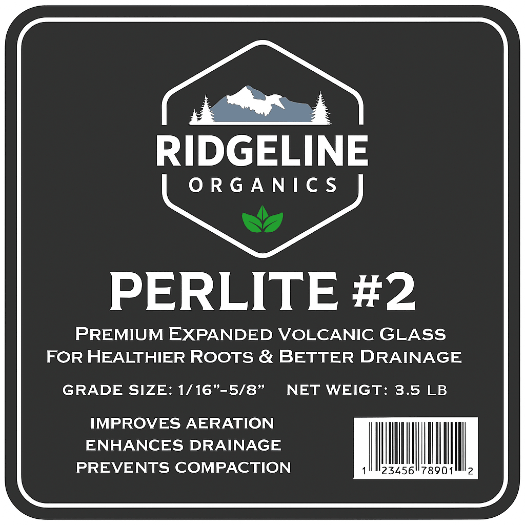 Ridgeline Organics Perlite #2 – Premium Soil Amendment 3.5 lb