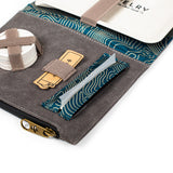 Revelry Supply The Rolling Kit – Smell Proof Travel Set with Tray, Grinder & XL Papers