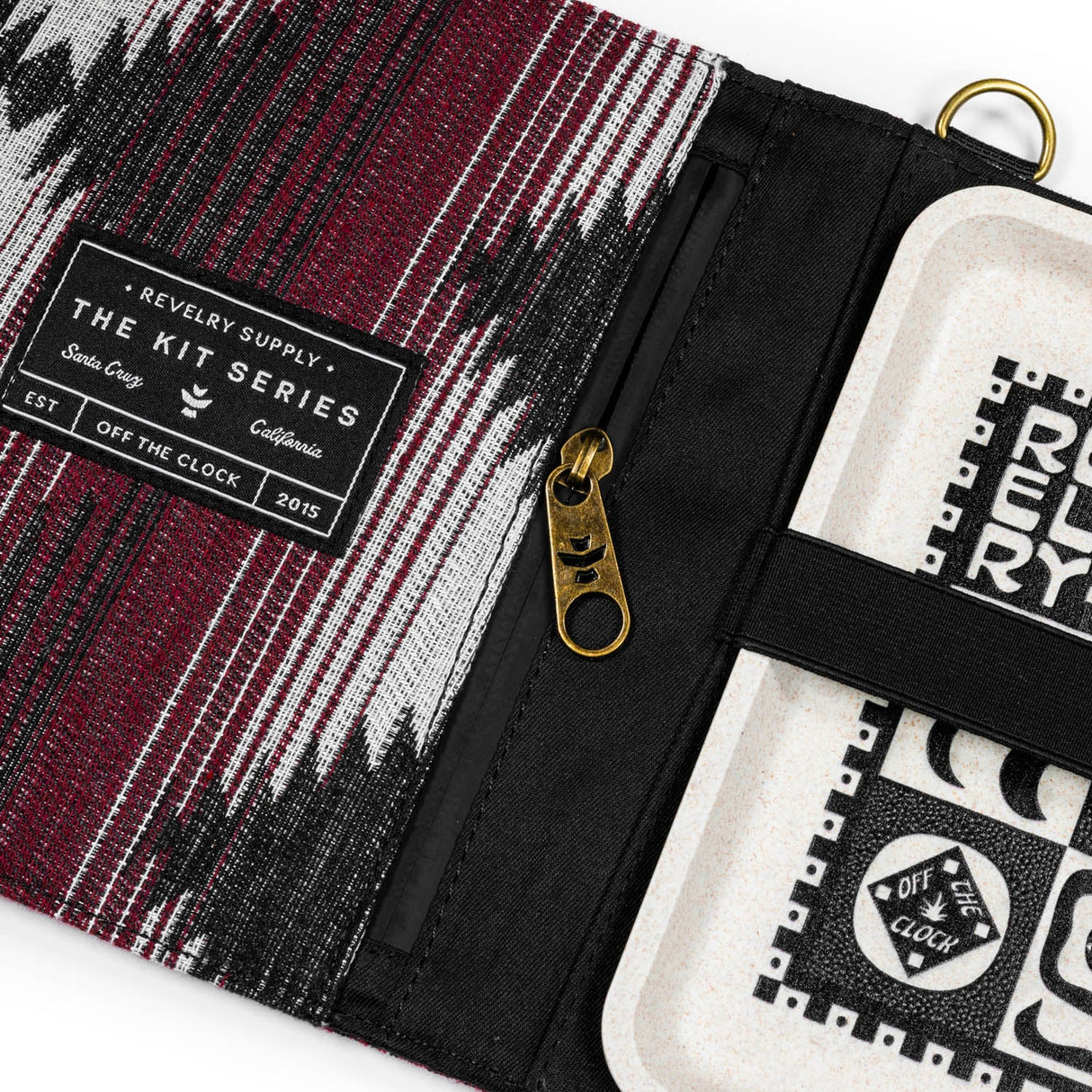 Revelry Supply The Rolling Kit – Smell Proof Travel Set with Tray, Grinder & XL Papers