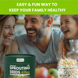 ZestiGreens Organic Sprouting Seed Mix – Broccoli, Radish & More