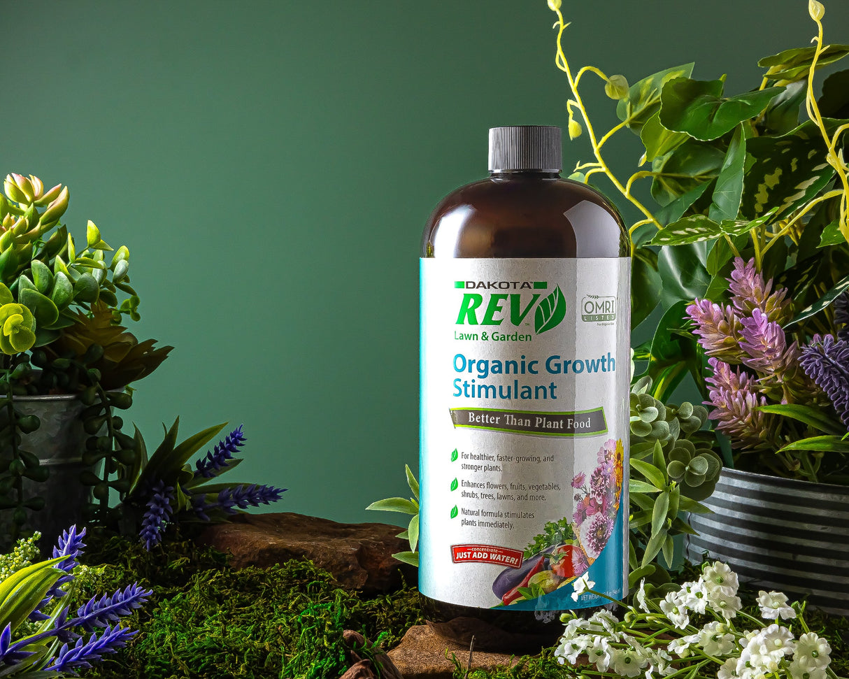 Organic REV 32oz – Liquid Plant Growth Enhancer with Humates & Microbes
