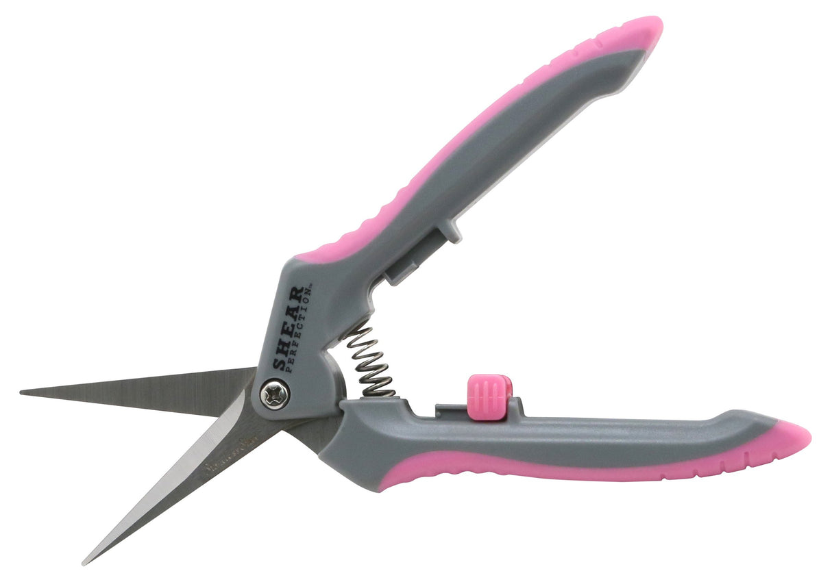Shear Perfection Pink Platinum Stainless Trimming Shear, 2" Straight Blade