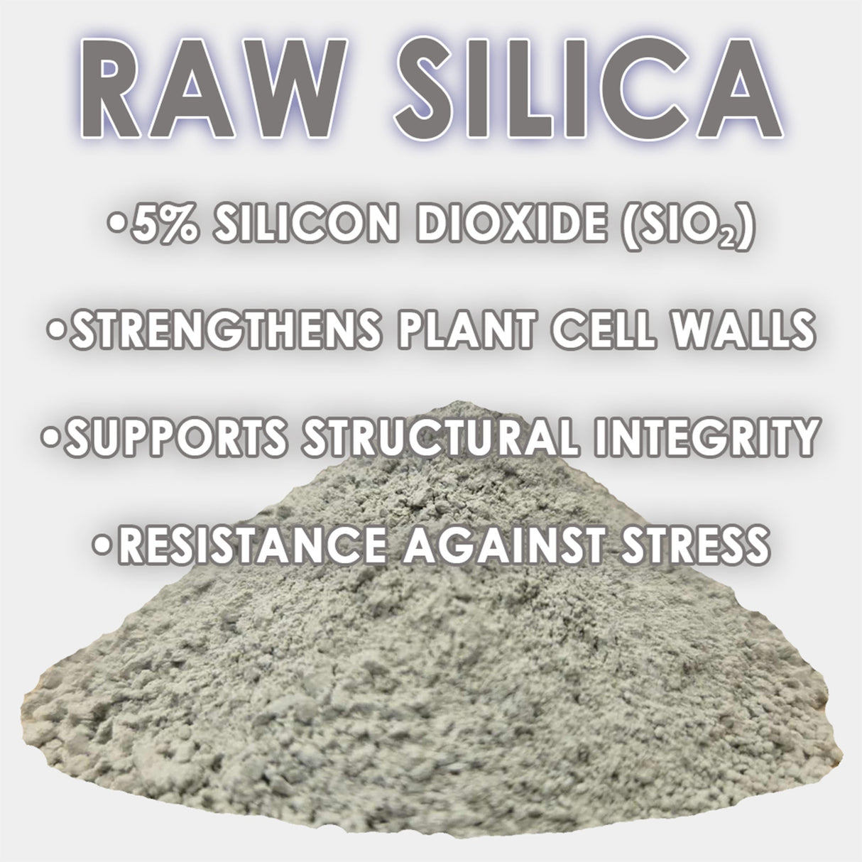 RAW Silica – 45% Silicon Dioxide Biogenic Silica Supplement