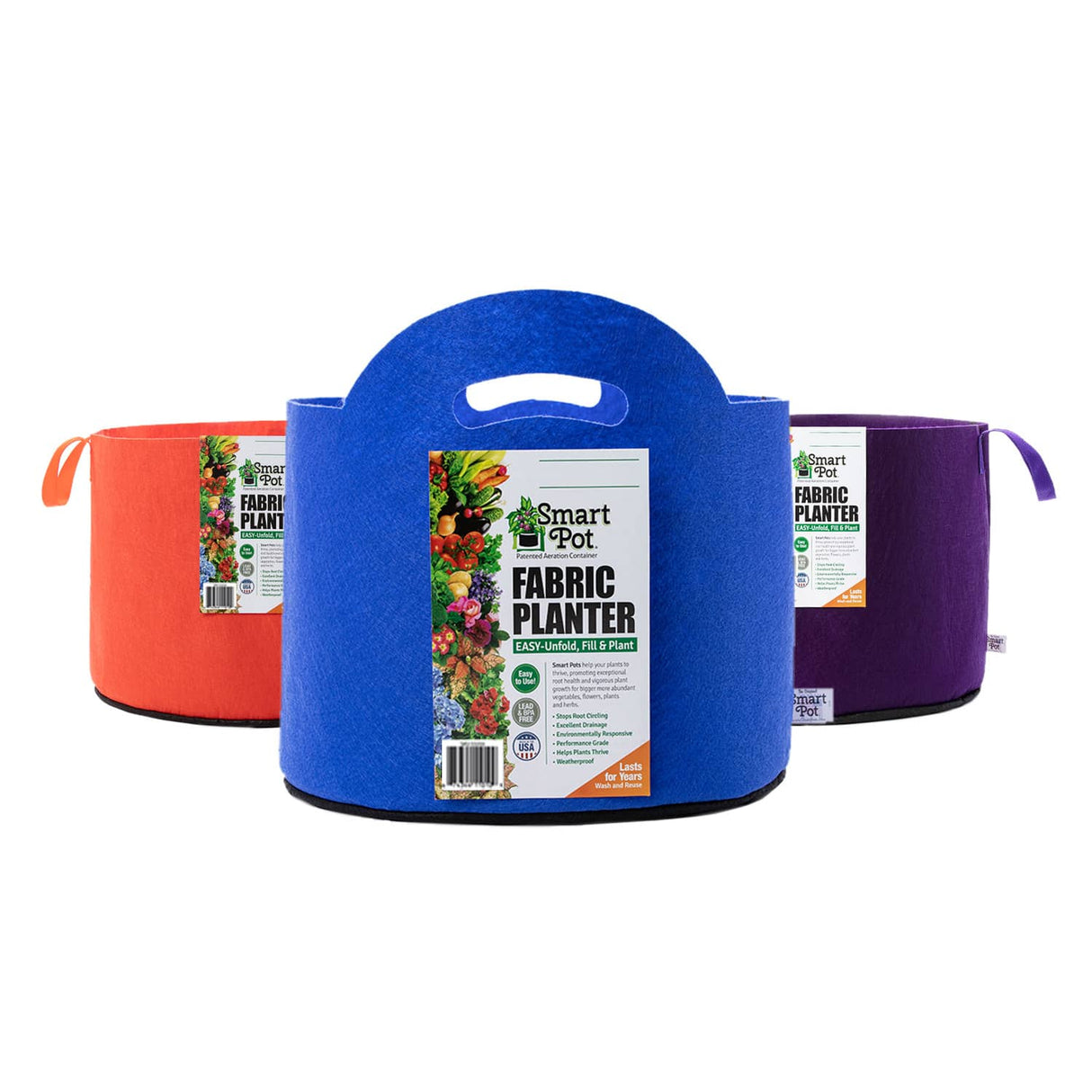 Smart Pot Fabric Planter – Original USA-Made Breathable Grow Container