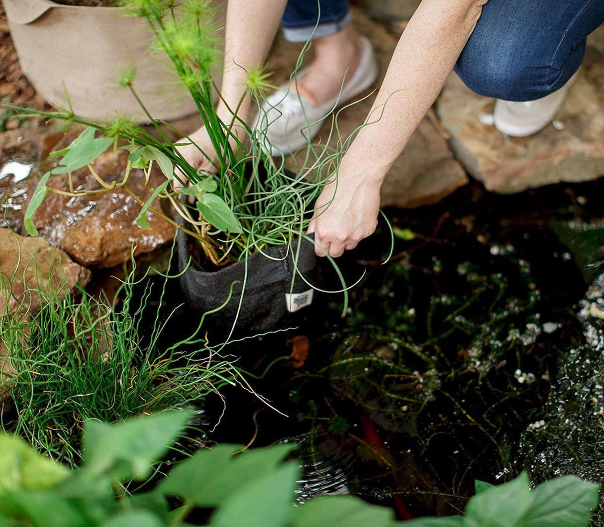 Smart Pot Pond Pot – Breathable Fabric Planter for Aquatic Plants