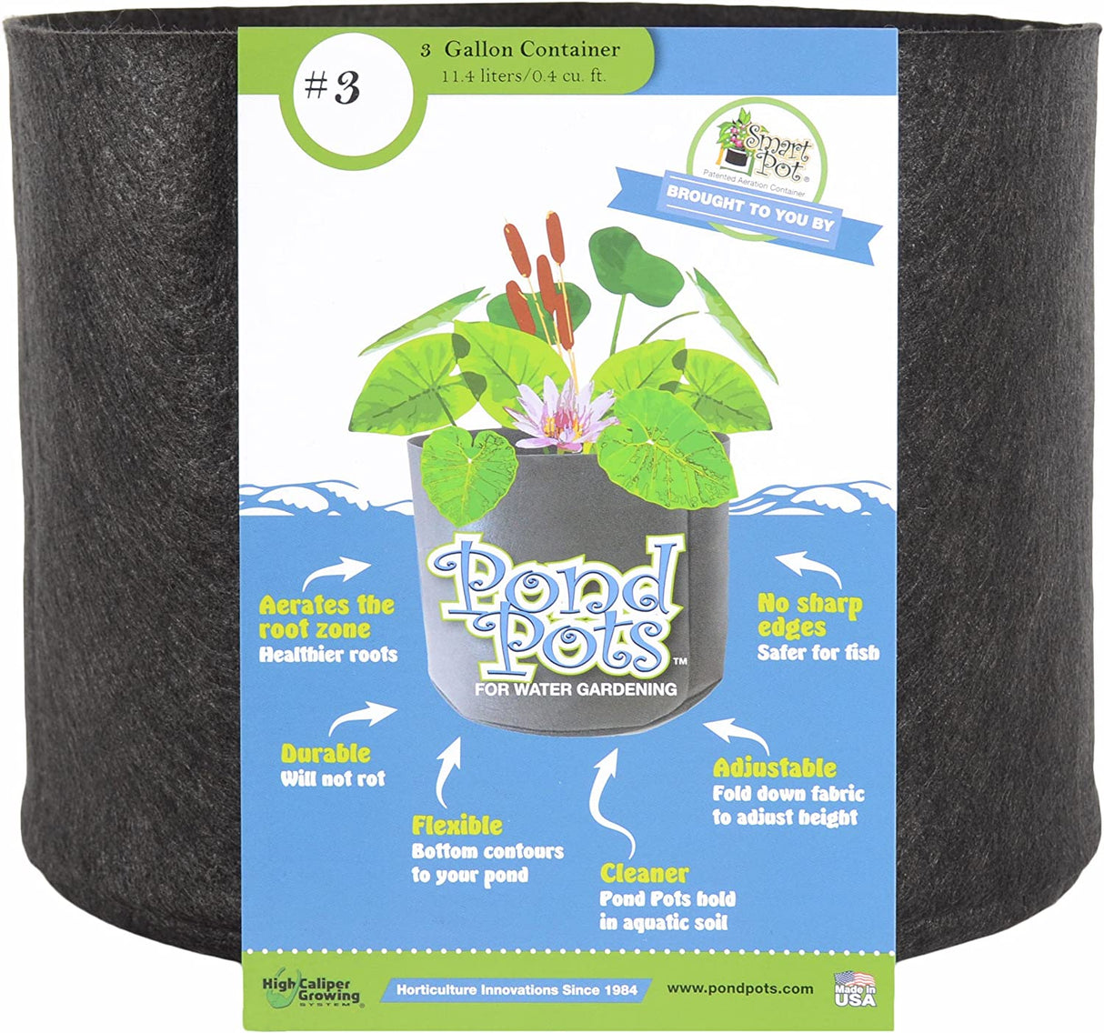 Smart Pot Pond Pot – Breathable Fabric Planter for Aquatic Plants