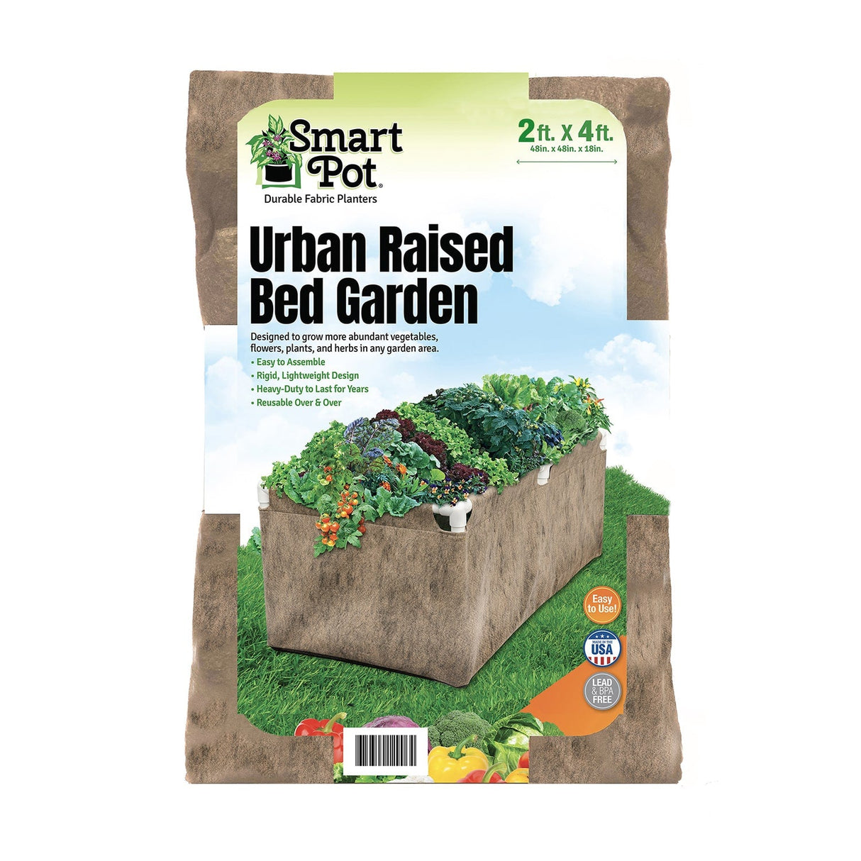 Smart Pot Urban Raised Bed Garden – Fabric Planter