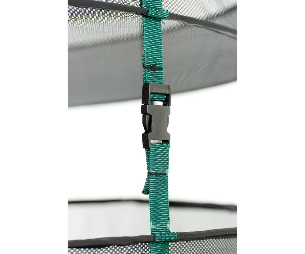 STACK!T Drying Rack w/Clips, 3 ft, 6 Tier With Center Support Strap