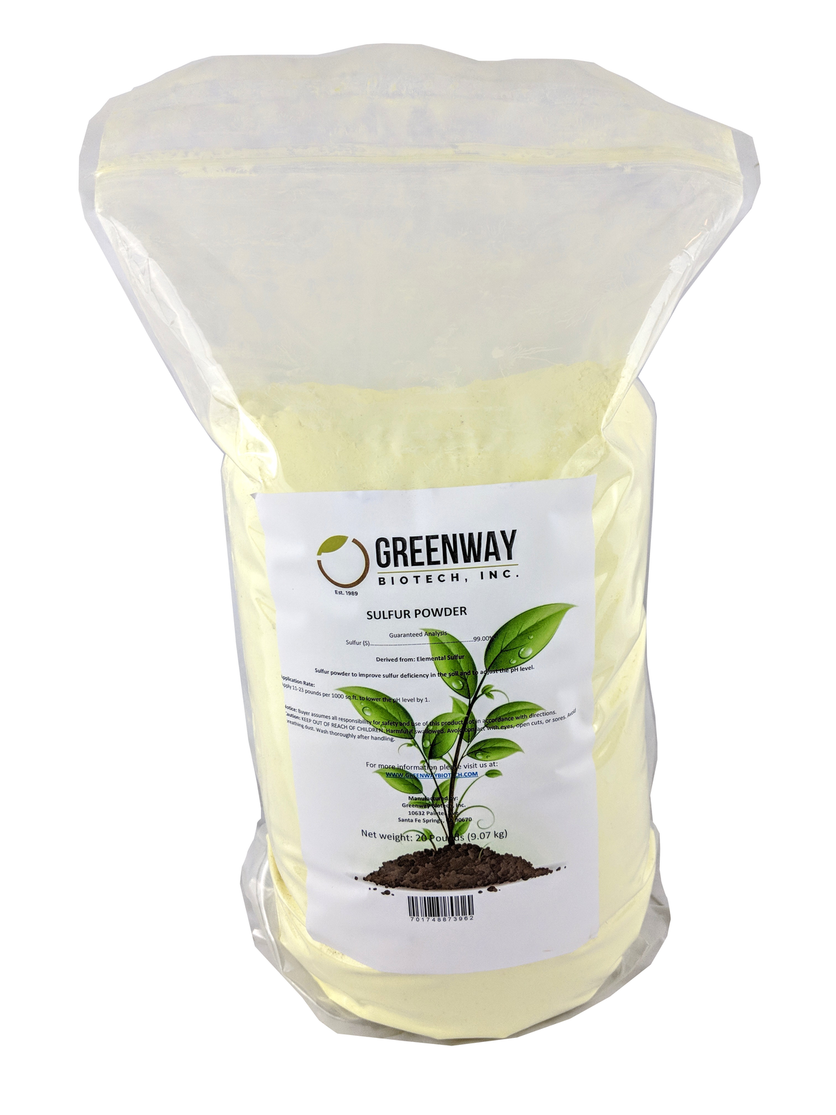 Organic Elemental Sulfur Powder