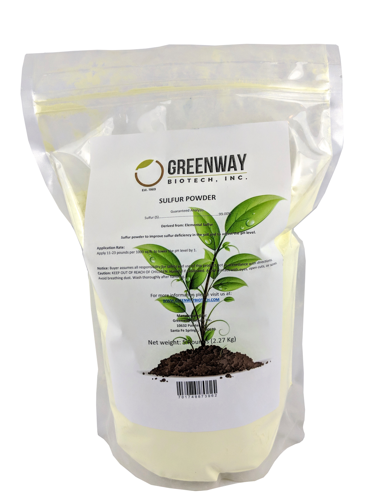 Organic Elemental Sulfur Powder