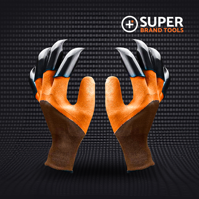 SuperClaws™ - Garden Gloves with Claws for Planting & Yard Work