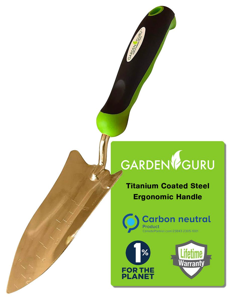 Garden Guru Titanium Garden Transplanter Trowel