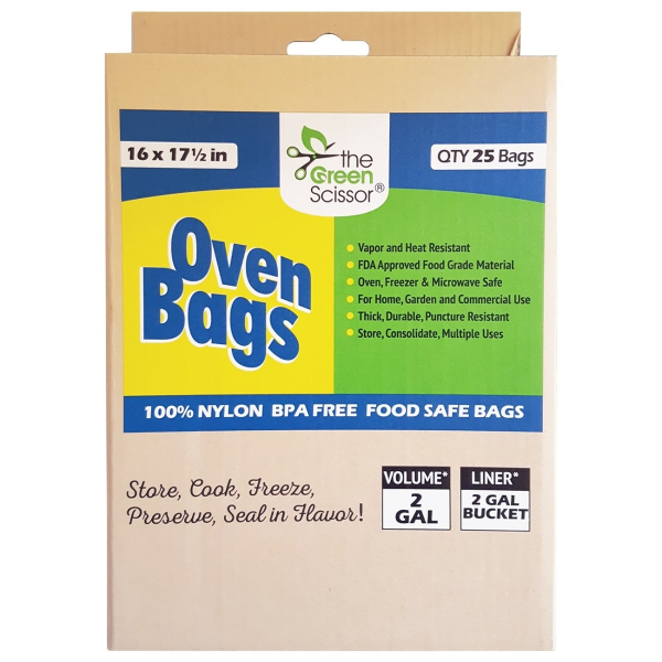 The Green Scissor Oven Bags, 16 in x 17.5 in