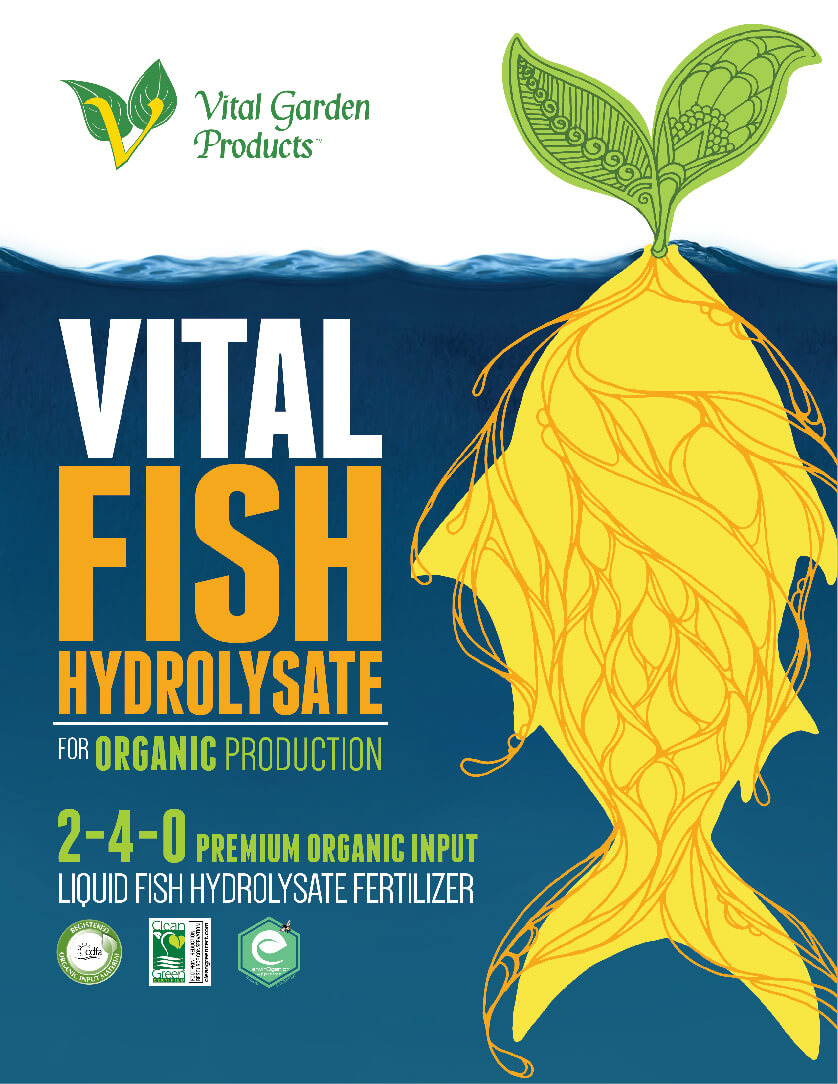 Vital Fish Hydrolysate 2-4-0 – Organic Liquid Fertilizer for Growth & Bloom