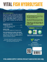 Vital Fish Hydrolysate 2-4-0 – Organic Liquid Fertilizer for Growth & Bloom