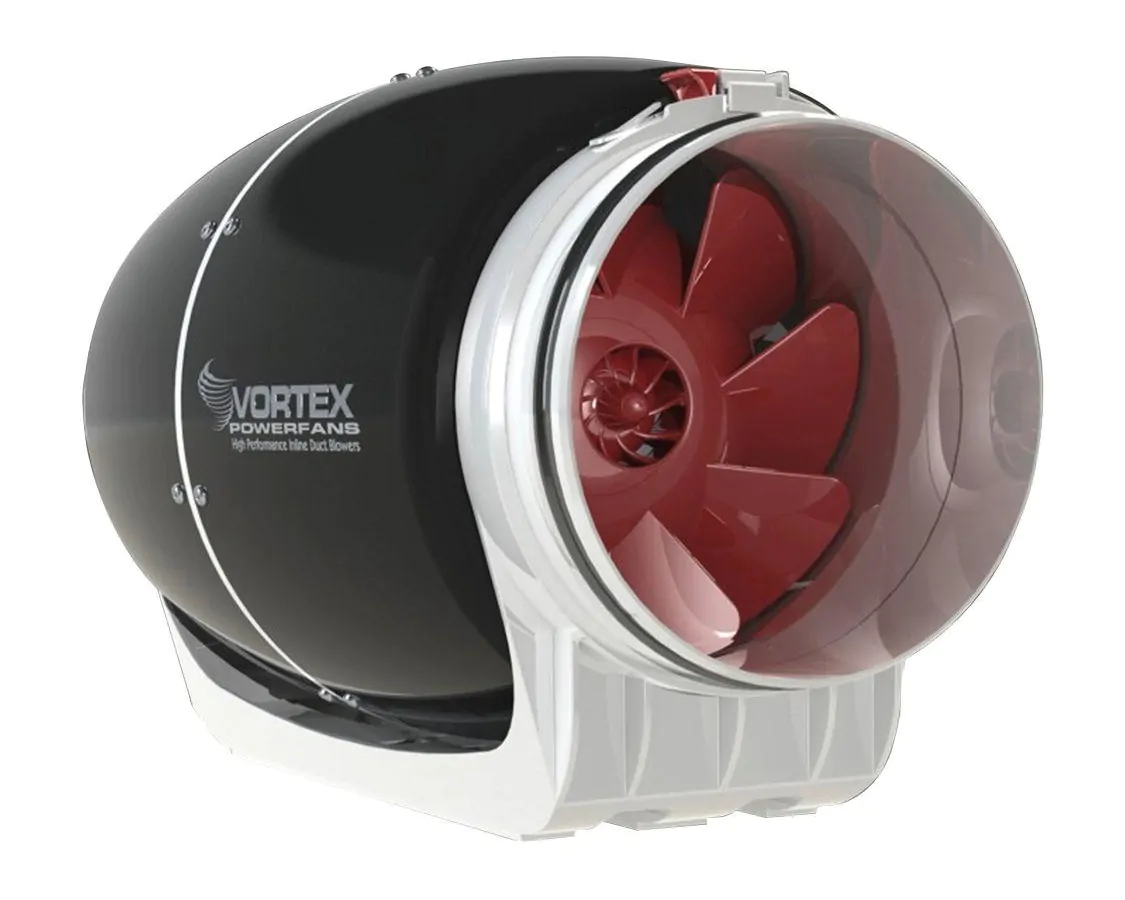 Vortex S-Line Powerfan 6" Inline Fan 347 CFM