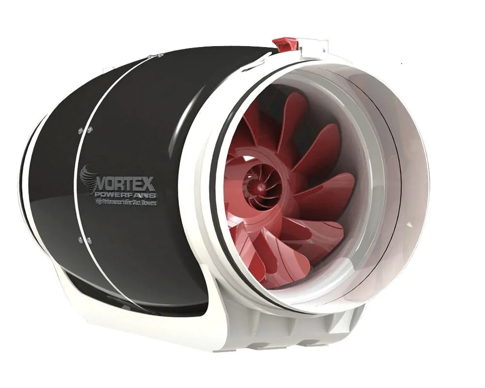 Vortex Fans Rv Fans S-Line Vortex 8 Inch PowerFan 728 CFM | Monster Gardens