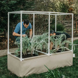 Grassroots Living Soil Fabric Bed – Complete Kit with MoistureLock™ Liner & PVC Frame