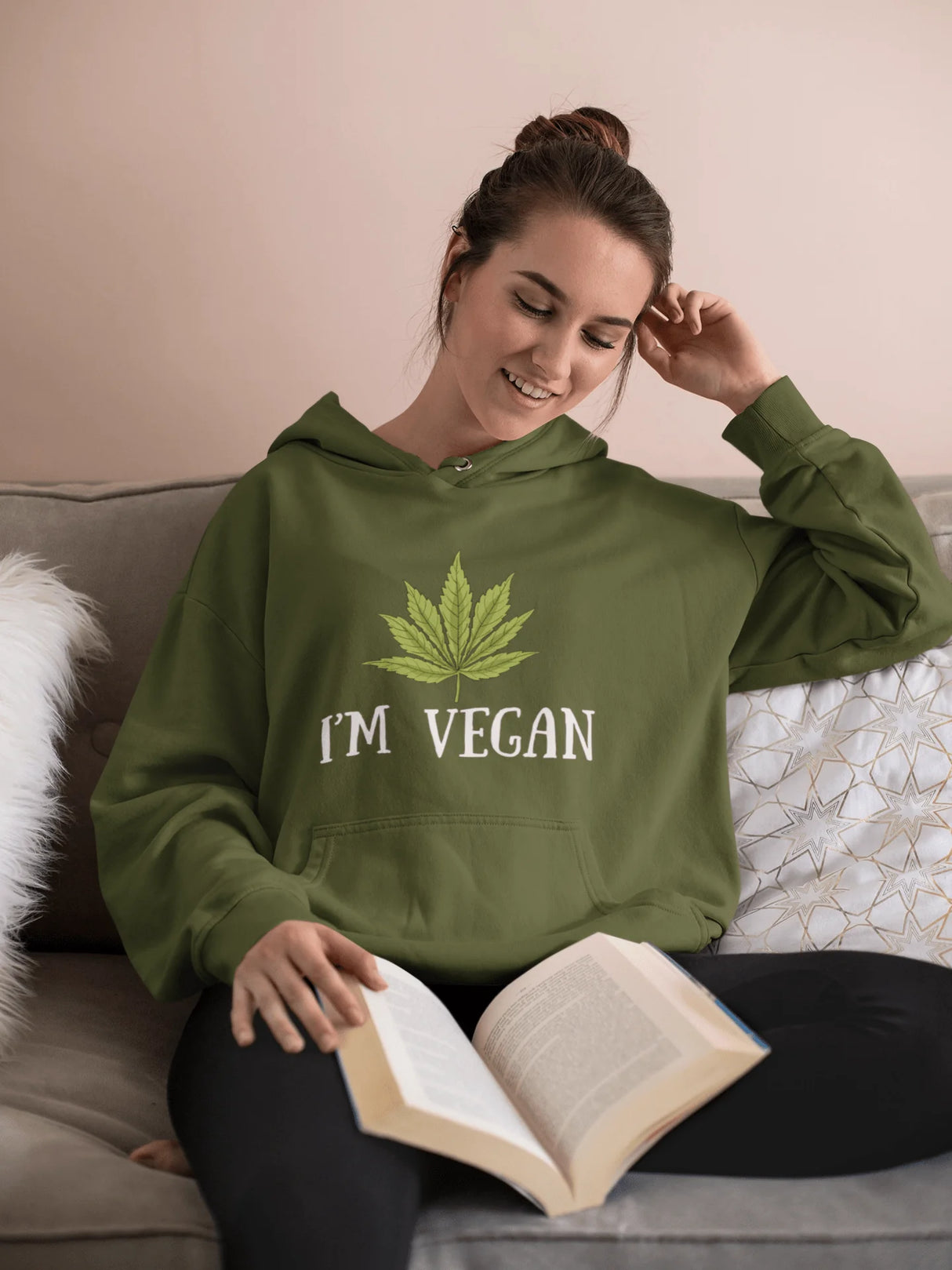 I'm Vegan Weed Hoodies