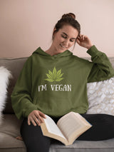 I'm Vegan Weed Hoodies