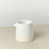 Knob Cylinder Ceramic Pot - 5 Inch