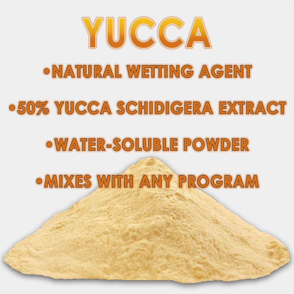 RAW Yucca | 50% Yucca Schidigera Extract Natural Wetting Agent