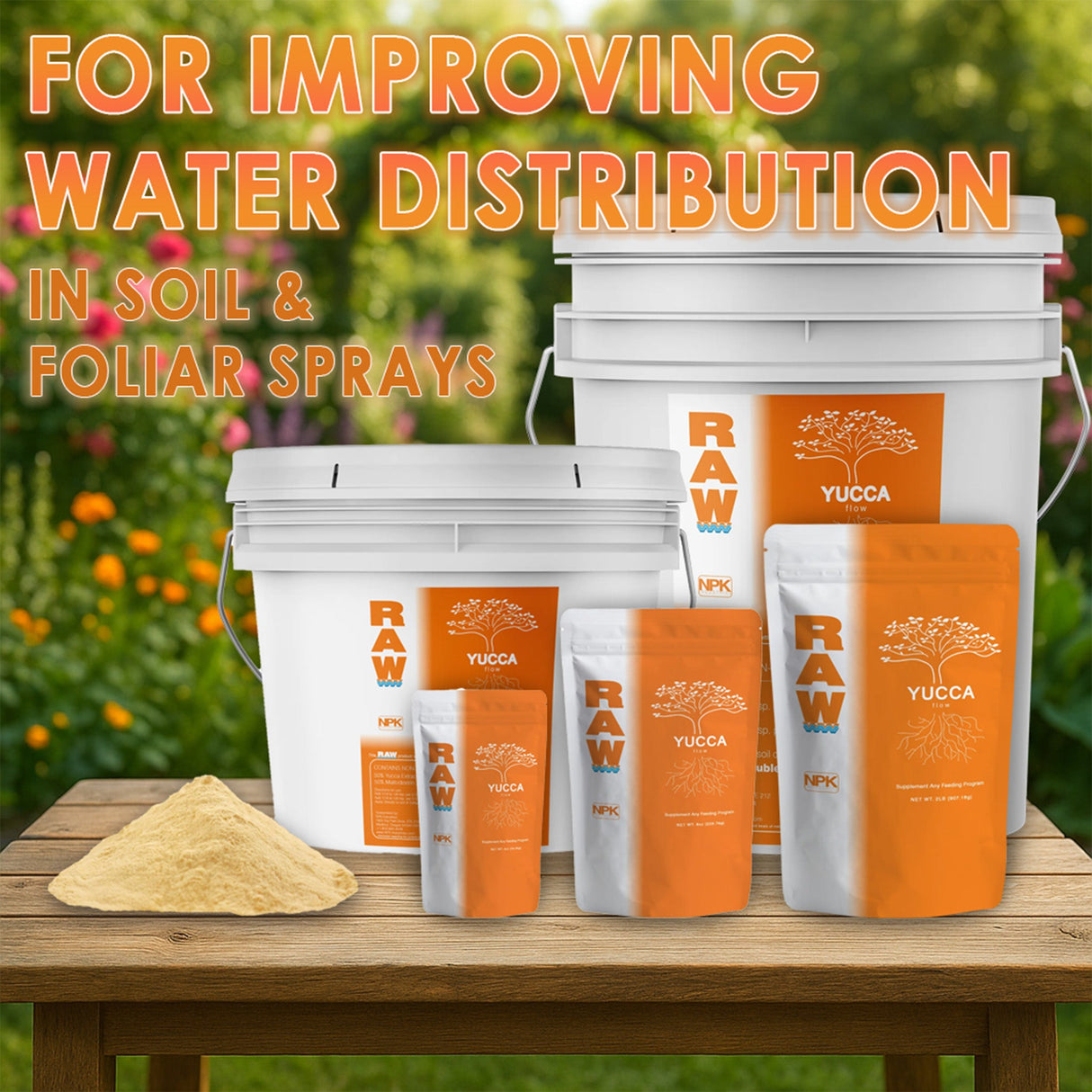RAW Yucca | 50% Yucca Schidigera Extract Natural Wetting Agent