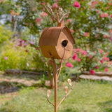 Napa Valley Wildflower Co 64.25" A-Frame Birdhouse Garden Stake