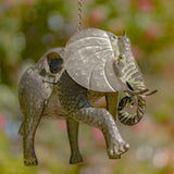 Napa Valley Wildflower Co 27.75" Elephant Hanging Birdhouse