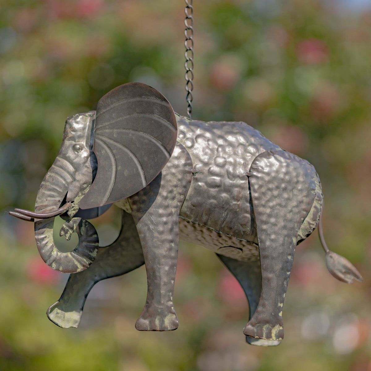 Napa Valley Wildflower Co 27.75" Elephant Hanging Birdhouse