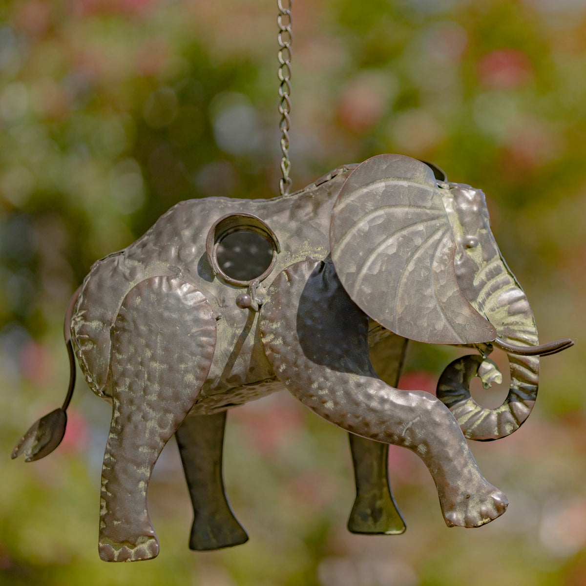 Napa Valley Wildflower Co 27.75" Elephant Hanging Birdhouse