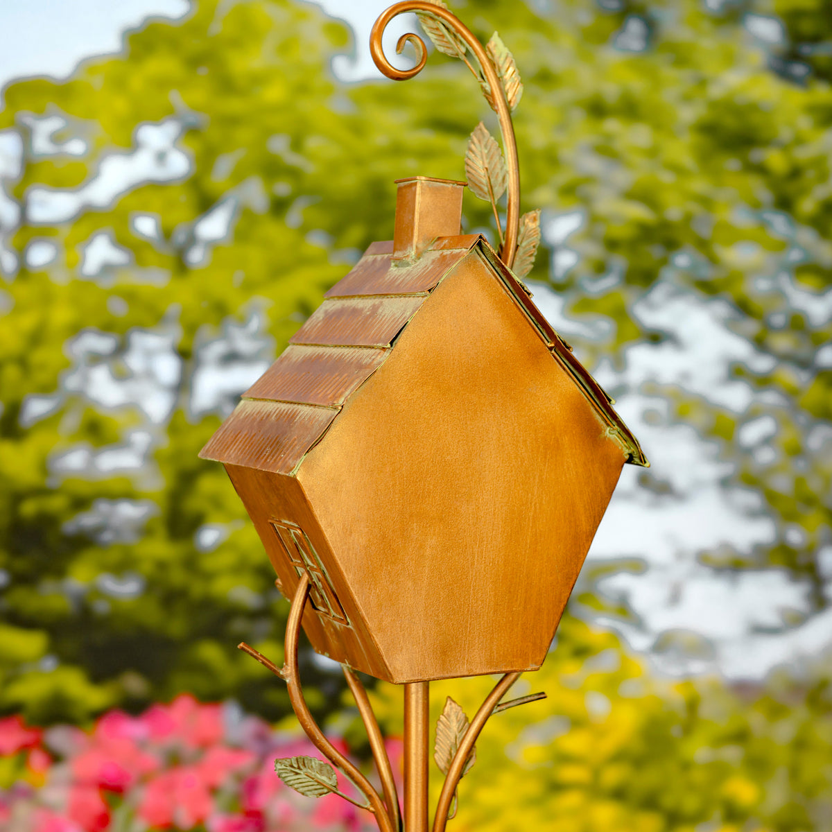 Napa Valley Wildflower Co Sherry 71" Birdhouse Garden Stake