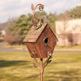 Napa Valley Wildflower Co Sherry 71" Birdhouse Garden Stake