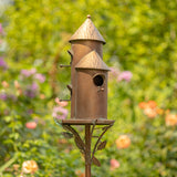 Napa Valley Wildflower Co 73.5" Triple Birdhouse Garden Stake
