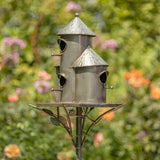 Napa Valley Wildflower Co 74.25" Triple Birdhouse Garden Stake