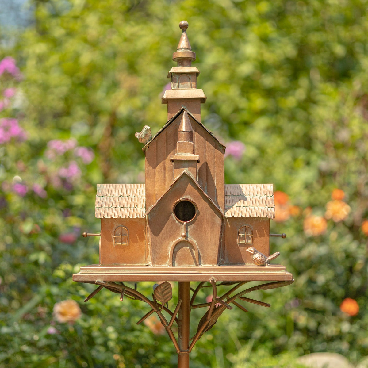 Napa Valley Wildflower Co Montana 75.75" Multi-Home Birdhouse Stake