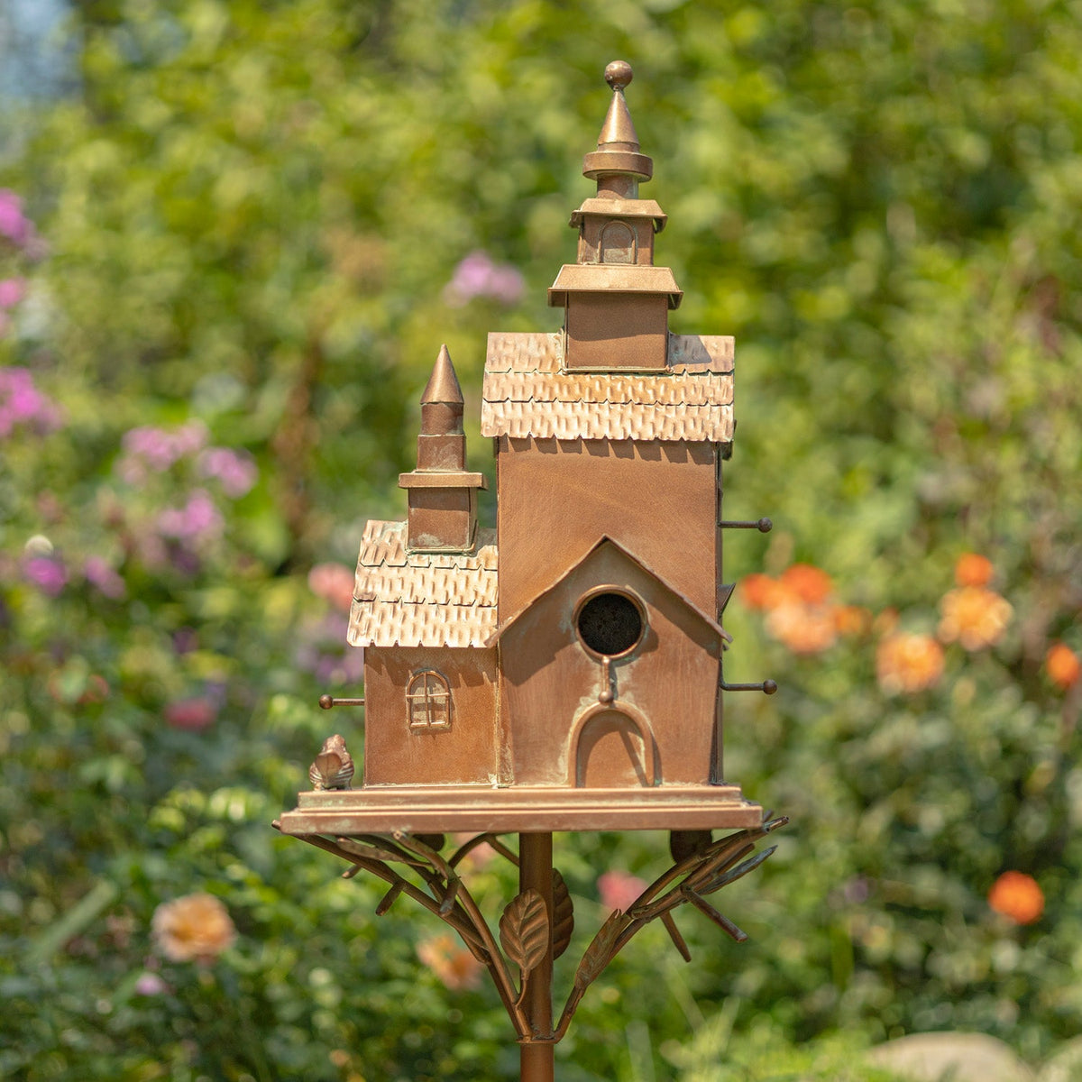 Napa Valley Wildflower Co Montana 75.75" Multi-Home Birdhouse Stake