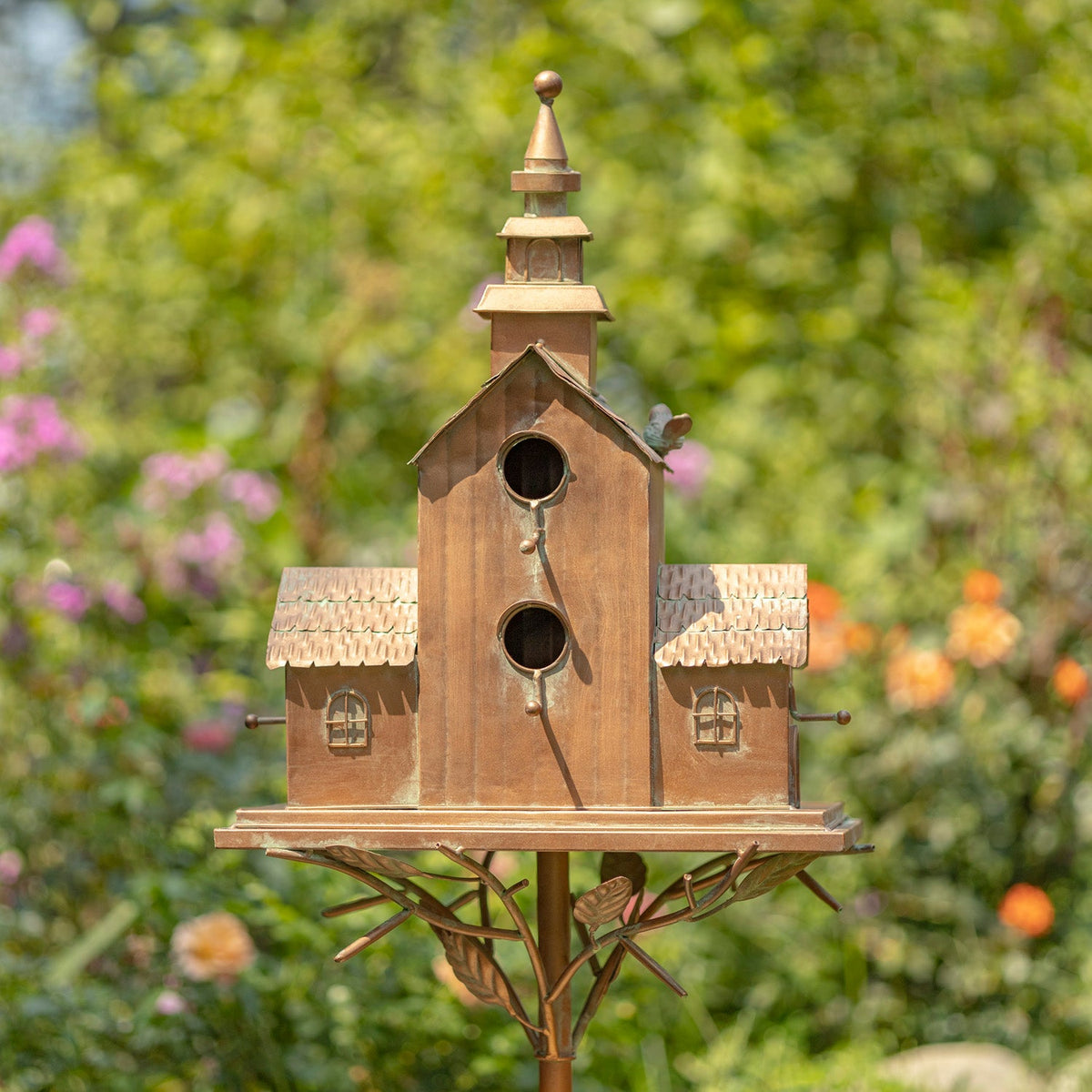 Napa Valley Wildflower Co Montana 75.75" Multi-Home Birdhouse Stake