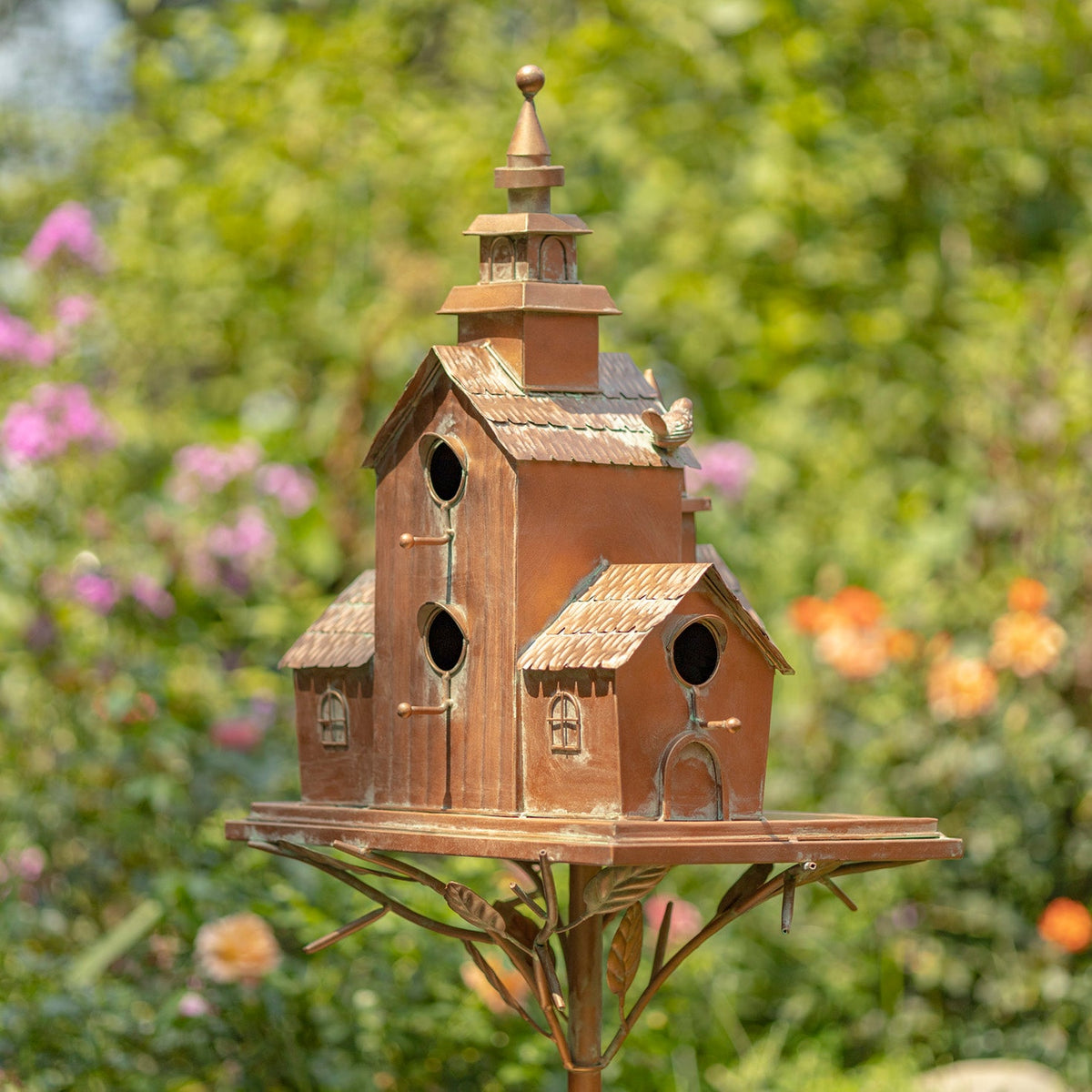 Napa Valley Wildflower Co Montana 75.75" Multi-Home Birdhouse Stake