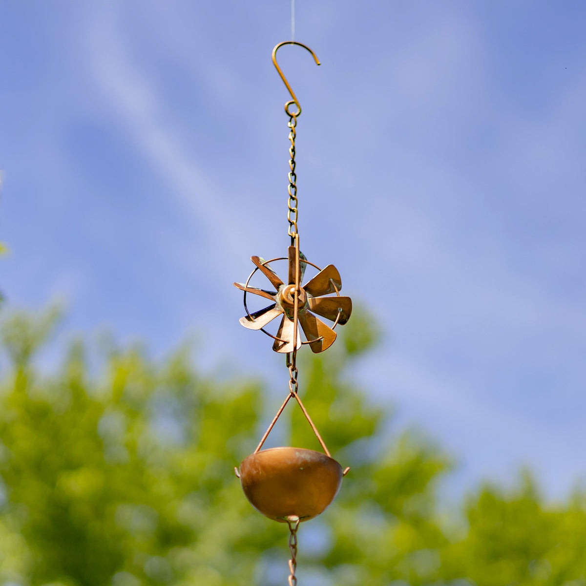 Napa Valley Wildflower Co 96" Windmill Rain Chain