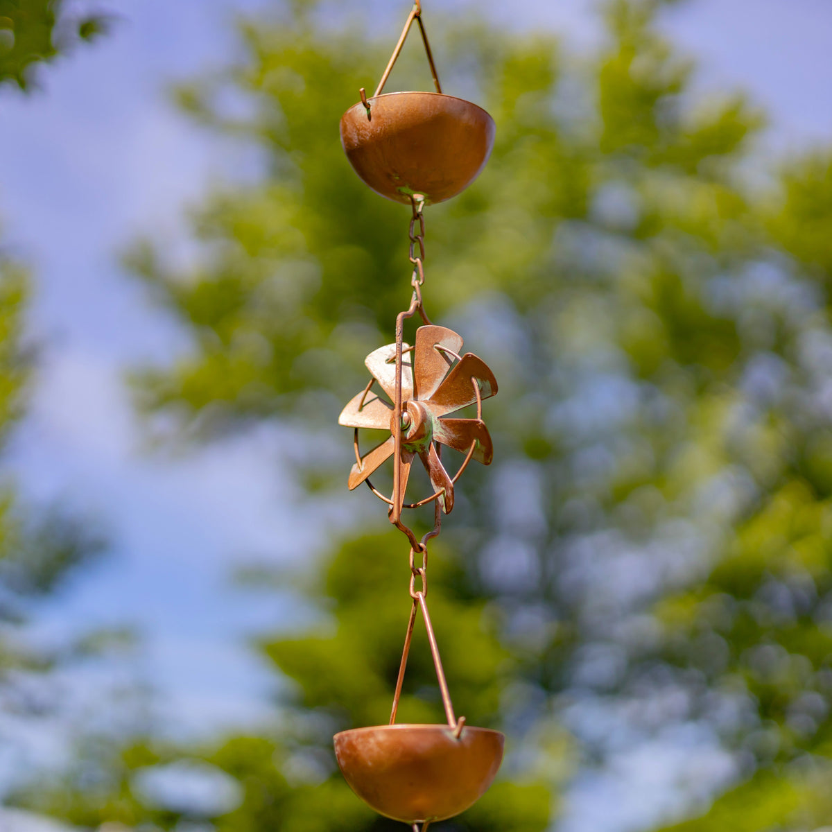 Napa Valley Wildflower Co 96" Windmill Rain Chain