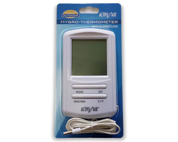 Active Air Hygrometer -Thermometer Indoor / Outdoor (Large display)