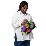Neon Peace Cross-body Bag – Colorful Festival Side Bag