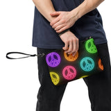 Neon Peace Cross-body Bag – Colorful Festival Side Bag
