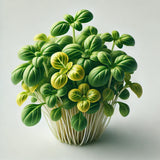 Basil Lemon Microgreens Seeds with Grow Mat