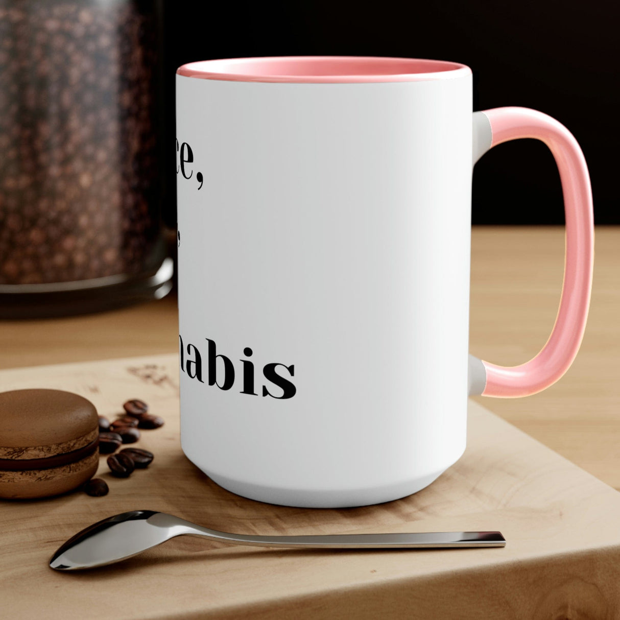 Peace, Love and Cannabis Mug