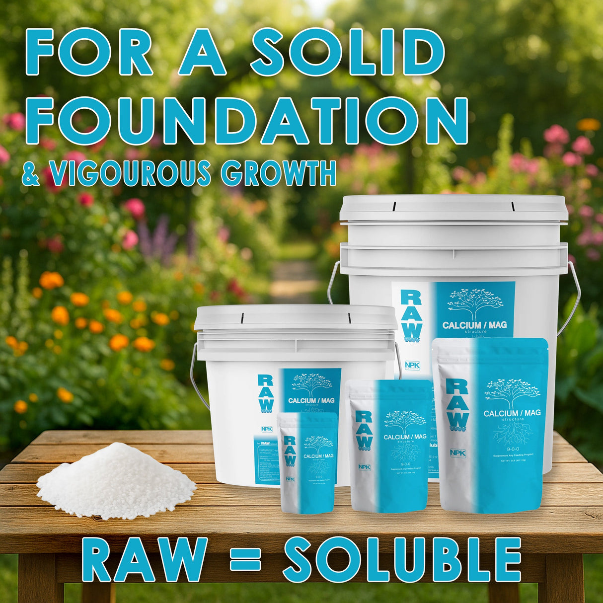 RAW Calcium/Mag – Water-Soluble Calcium & Magnesium Supplement