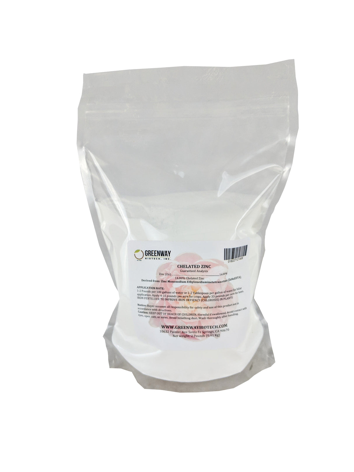 Chelated Zinc EDTA Fertilizer 14% Zinc – Water Soluble Micronutrient