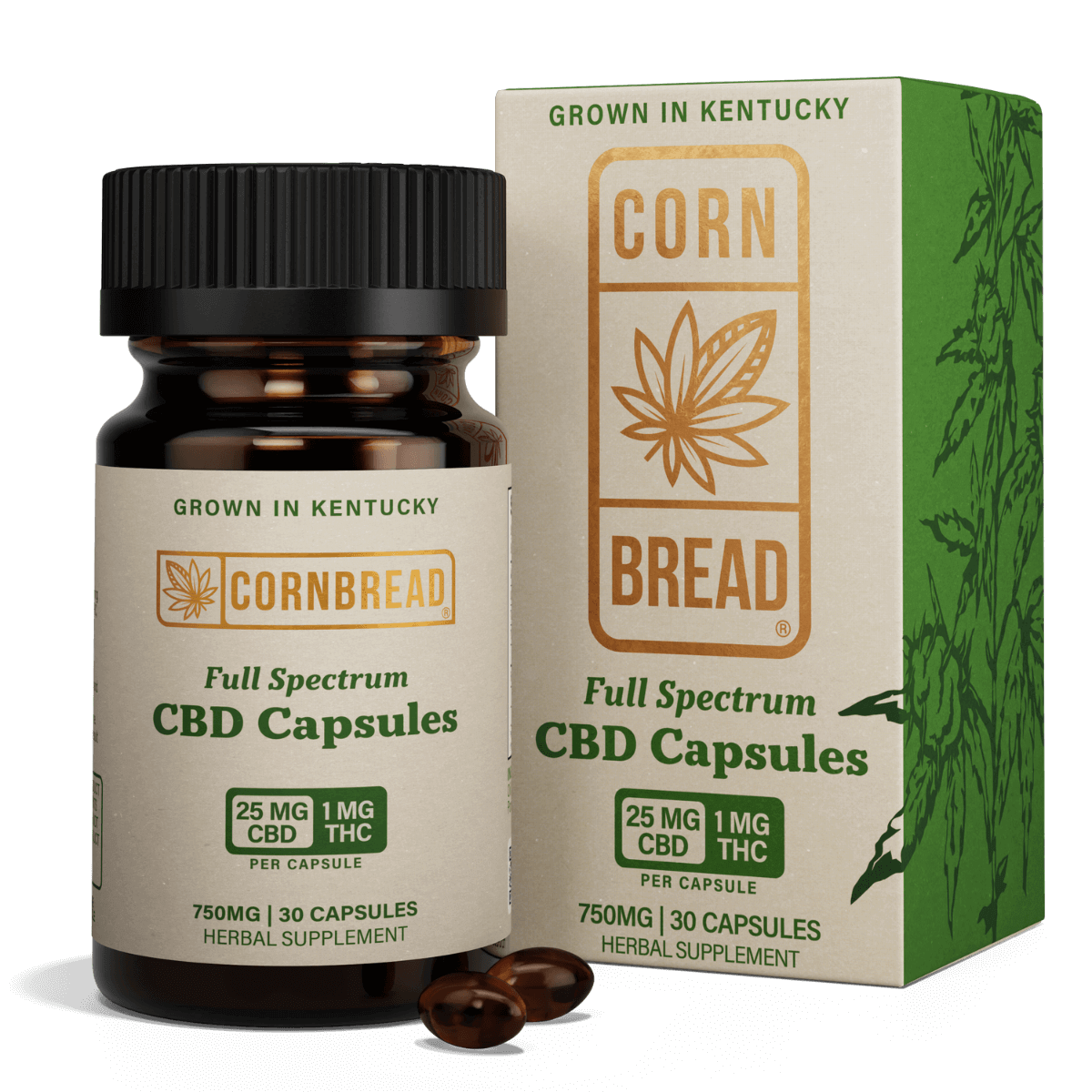 Cornbread Hemp® Full Spectrum CBD Capsules